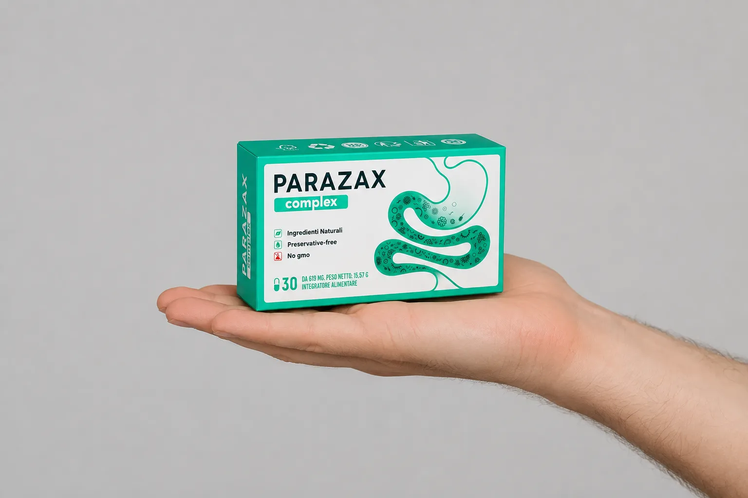 Parazax Complex — le produit en main