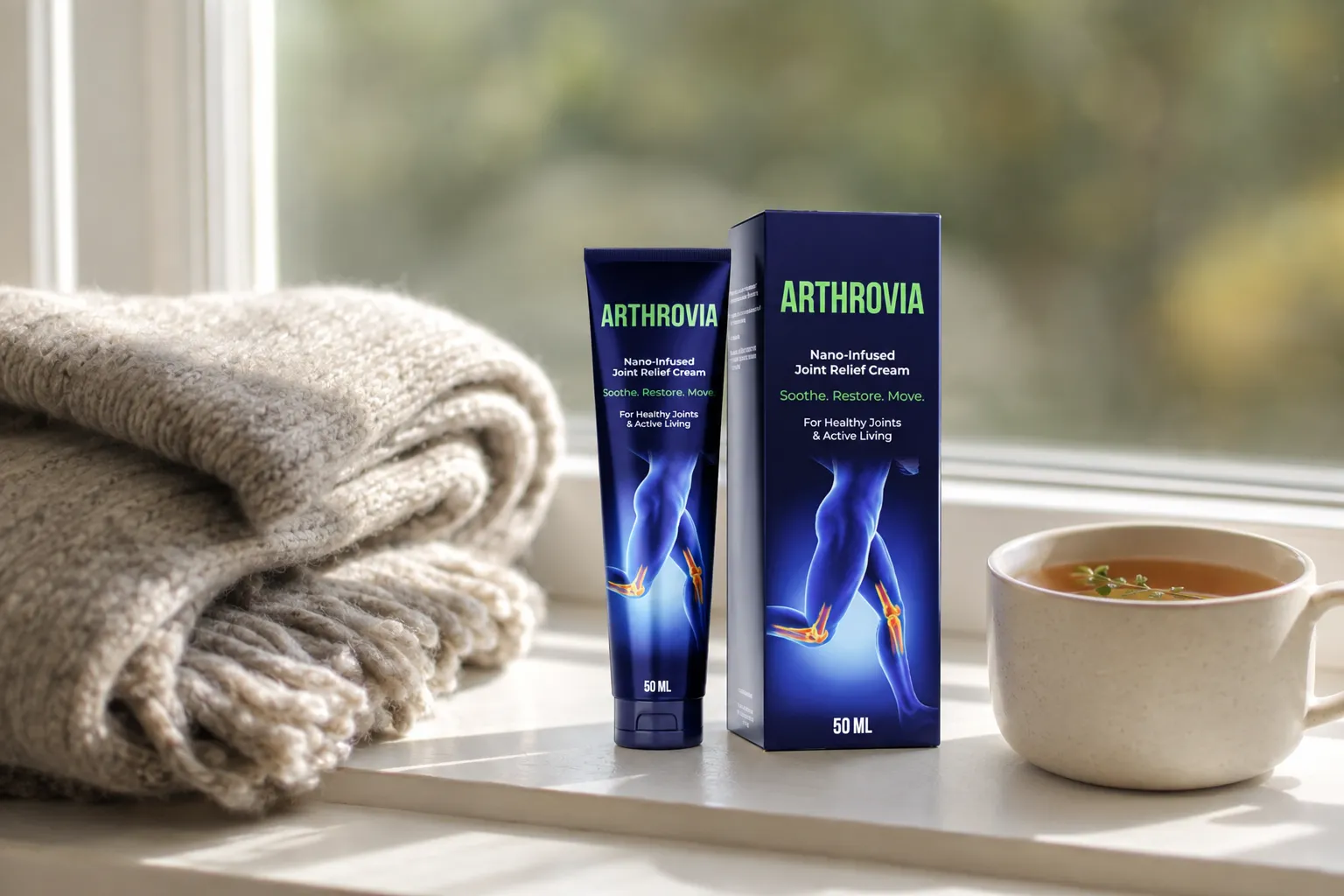 Arthrovia — le produit au quotidien