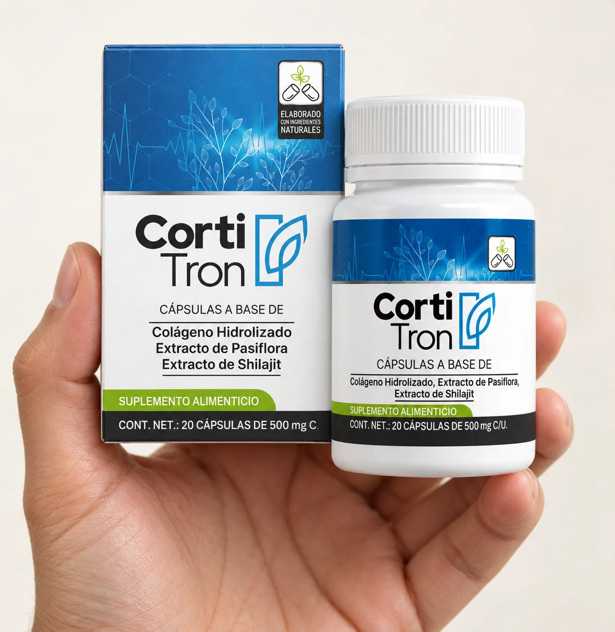 Cortitron — le produit en main