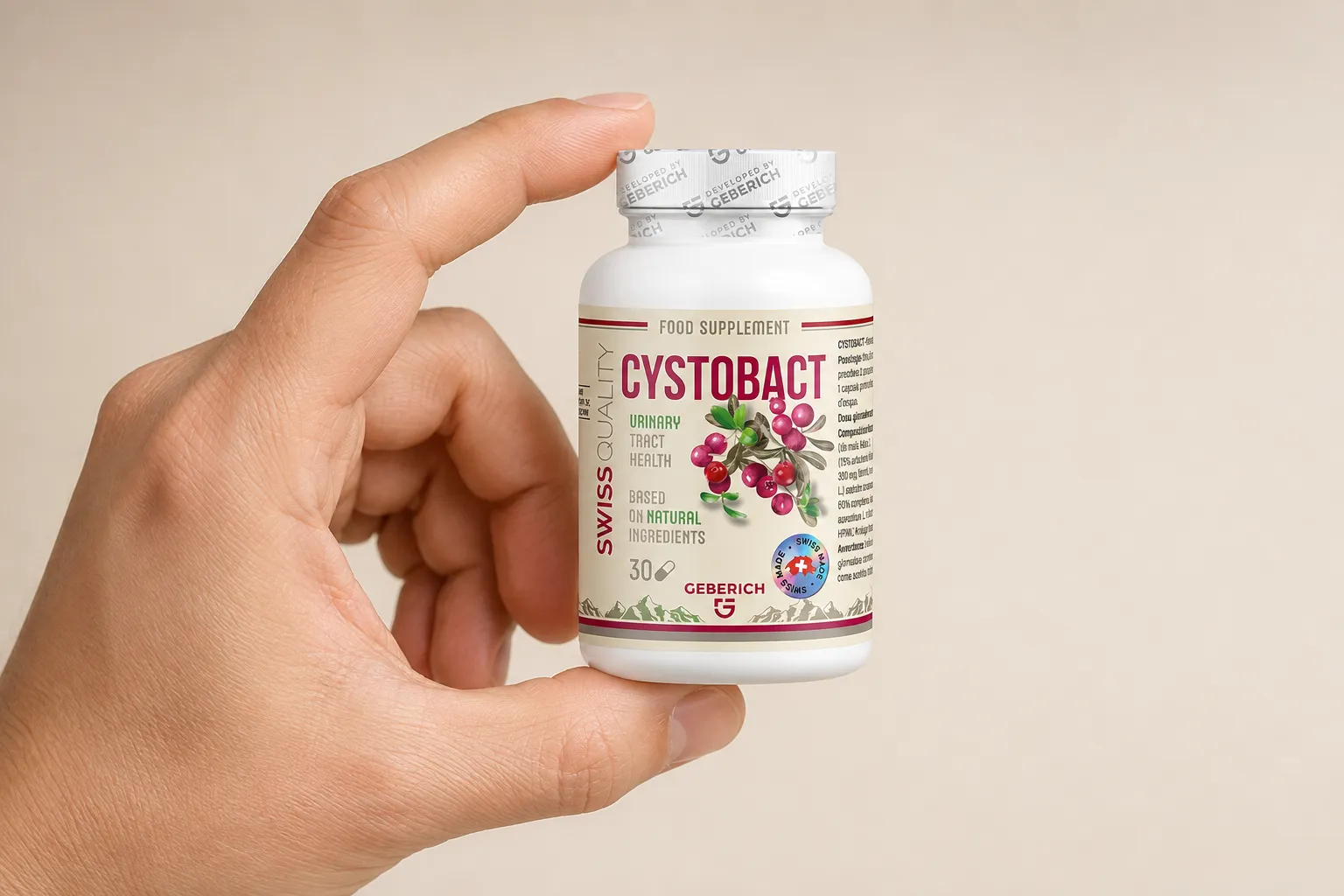 CYSTOBACT — le produit en main