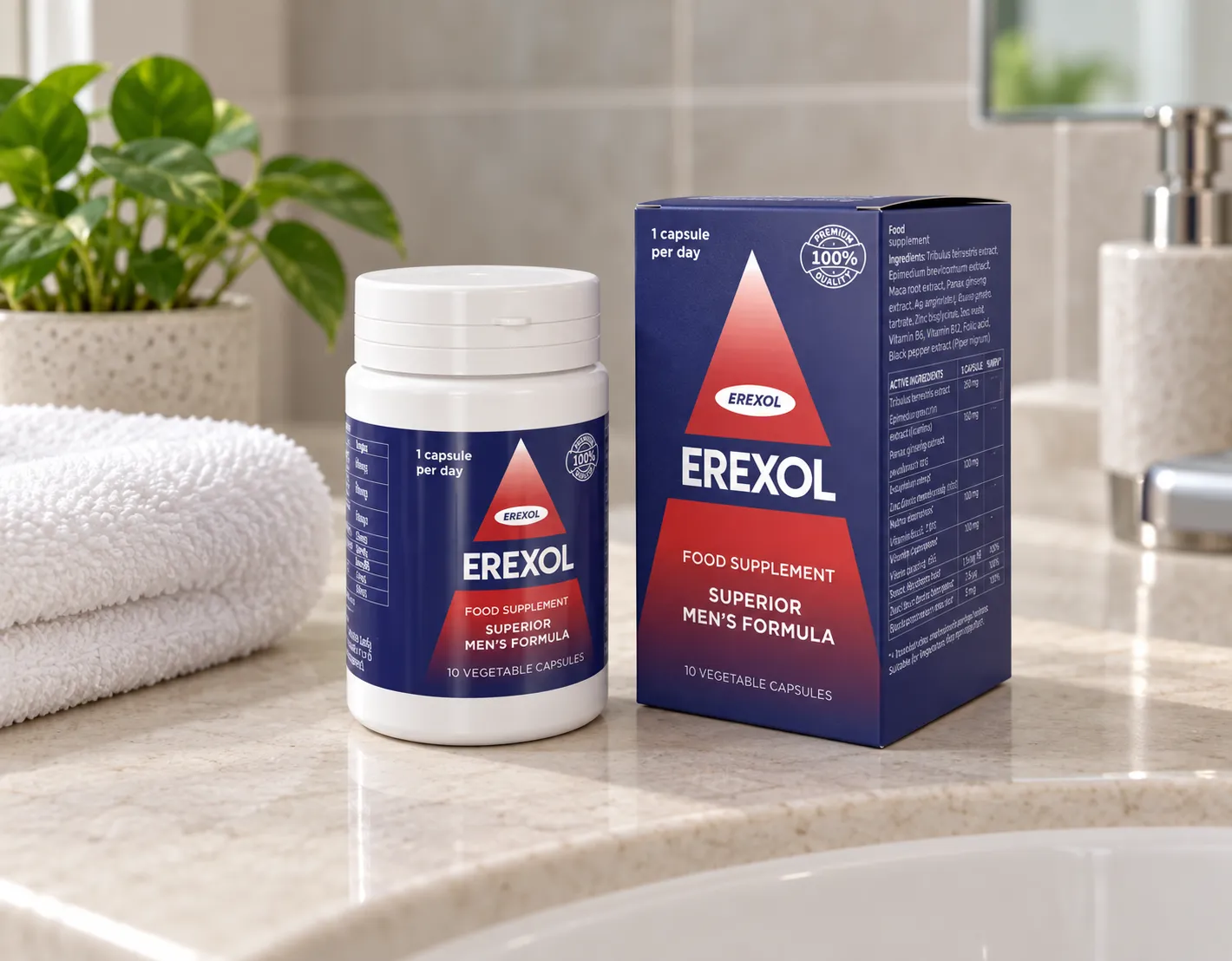 Erexol — le produit au quotidien